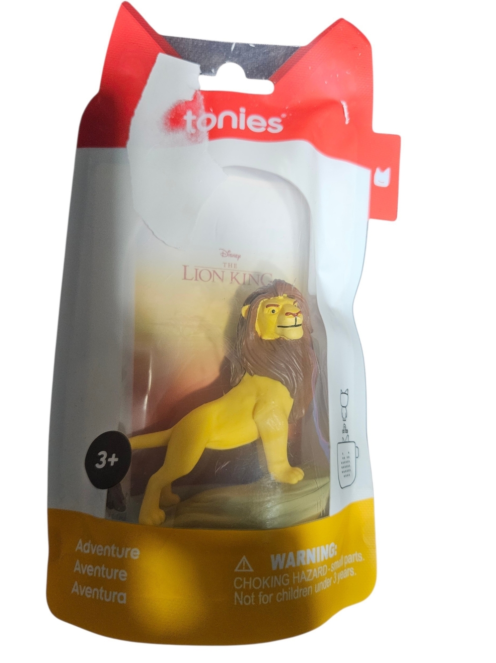 Toy figure in packaging